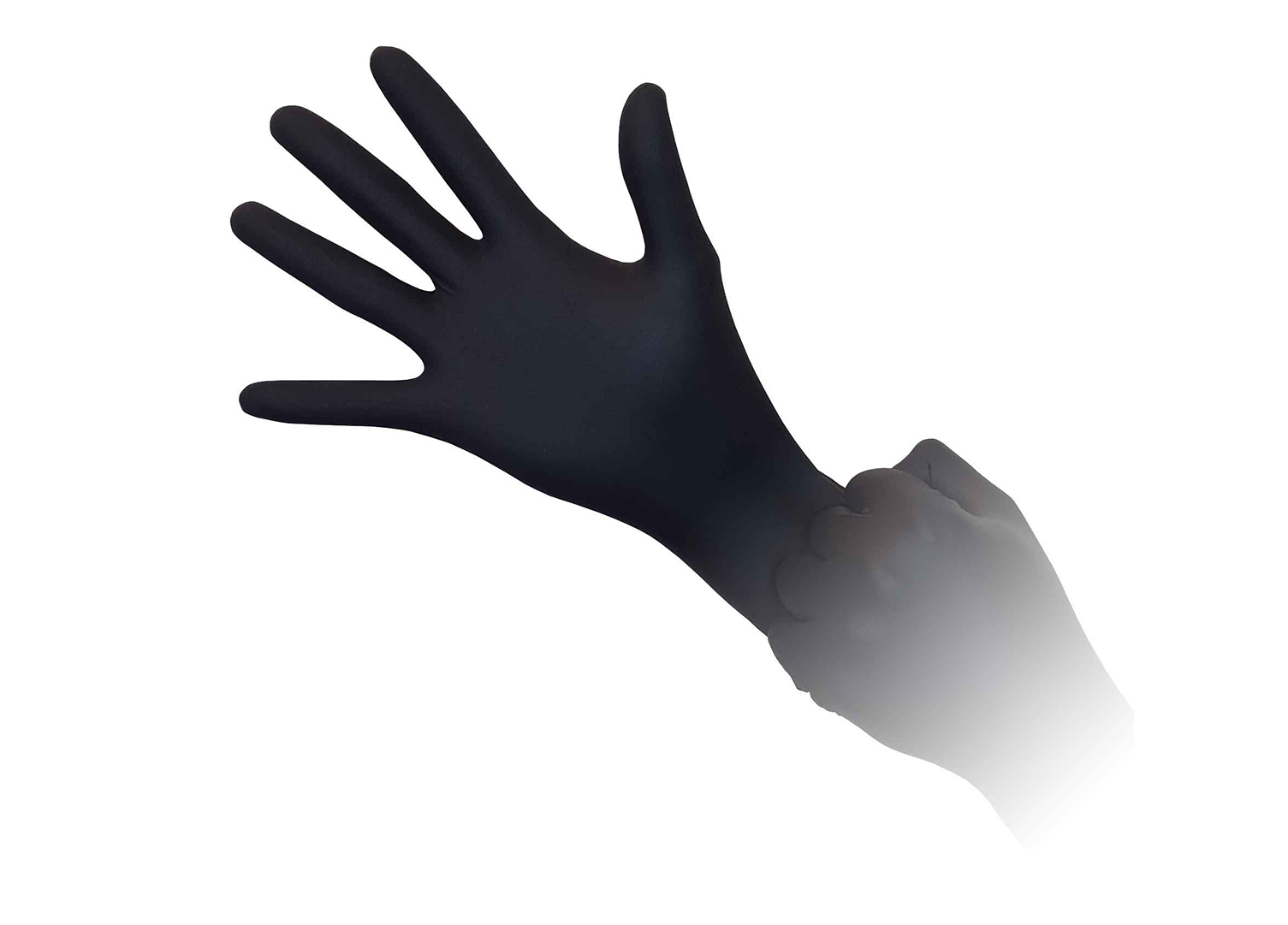 Emerald 3-mil General Duty Powder-Free Black Nitrile Gloves
